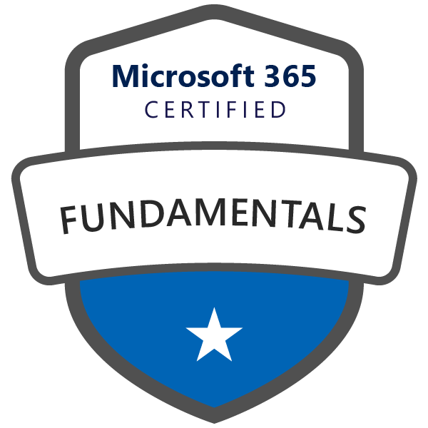 Microsoft 365 Fundamentals badge